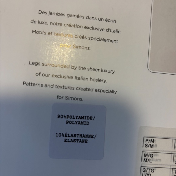 Black traced diamond fashion tights made in Italy NWT - Picture 8 of 10